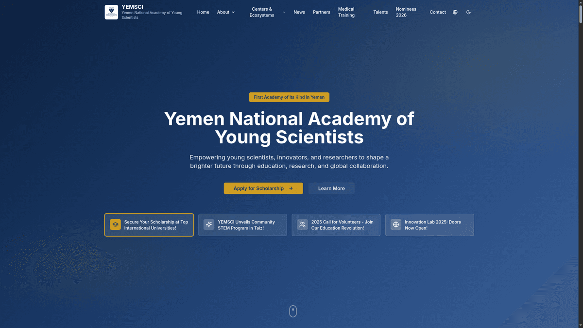 Yem-Sci Academy Portal